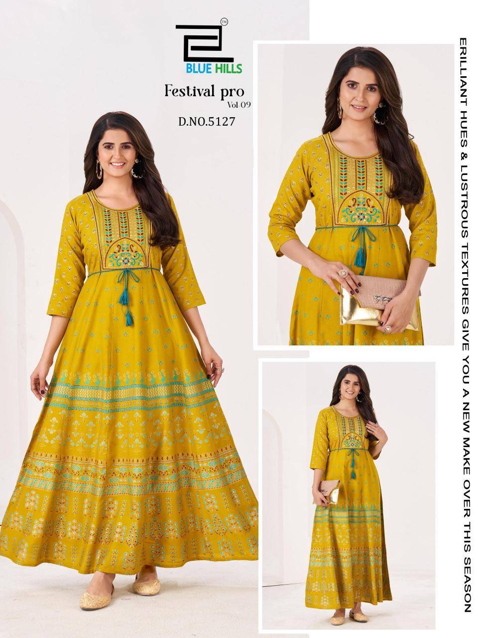 Blue hills festival pro vol.9 Kurti dealers in Hyderabad